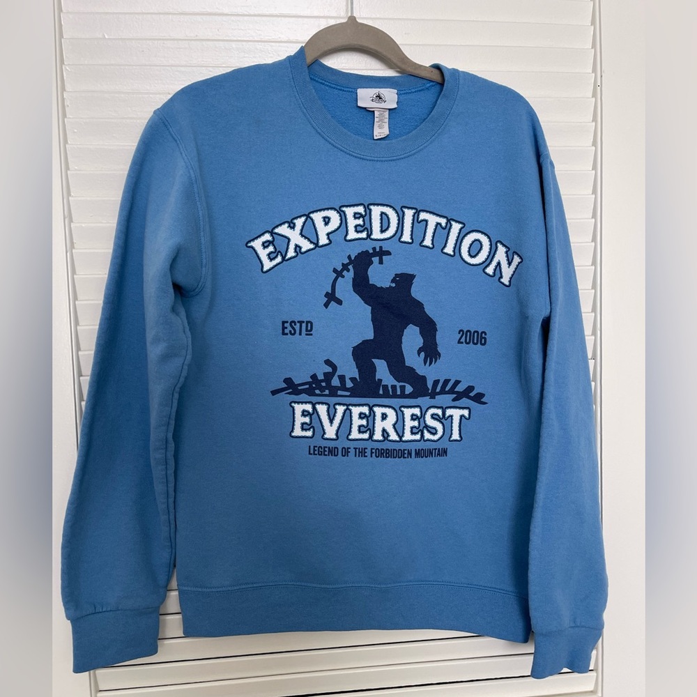 Disney Expedition Everest Blue Crewneck Sweater